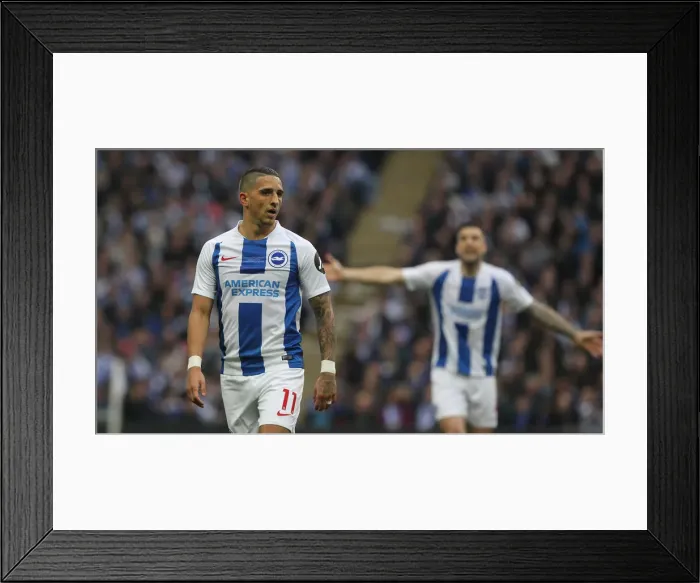 Framed Print : Manchester City vs. Brighton and Hove Albion: FA Cup Semi-Final Battle at Wembley Stadium (06APR19) Framed Print : Manchester City vs. Brighton and Hove Albion: FA Cup Semi-Final Battle at Wembley Stadium (06APR19)
