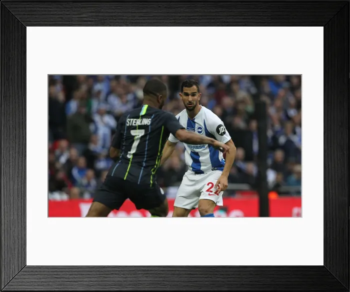Framed Print : Emirates FA Cup Semi-Final: Manchester City vs. Brighton & Hove Albion Showdown at Wembley Stadium (06.04.19) Framed Print : Emirates FA Cup Semi-Final: Manchester City vs. Brighton & Hove Albion Showdown at Wembley Stadium (06.04.19)