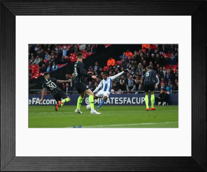 Framed Print : Manchester City vs. Brighton and Hove Albion: FA Cup Semi-Final Battle at Wembley Stadium (06APR19) Framed Print : Manchester City vs. Brighton and Hove Albion: FA Cup Semi-Final Battle at Wembley Stadium (06APR19)