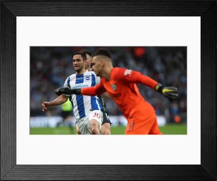 Framed Print : Emirates FA Cup Semi-Final: Manchester City vs. Brighton & Hove Albion Showdown at Wembley Stadium (06.04.19) Framed Print : Emirates FA Cup Semi-Final: Manchester City vs. Brighton & Hove Albion Showdown at Wembley Stadium (06.04.19)