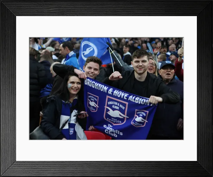Framed Print : Emirates FA Cup Semi-Final: Manchester City vs. Brighton & Hove Albion Showdown at Wembley Stadium (06.04.19) Framed Print : Emirates FA Cup Semi-Final: Manchester City vs. Brighton & Hove Albion Showdown at Wembley Stadium (06.04.19)