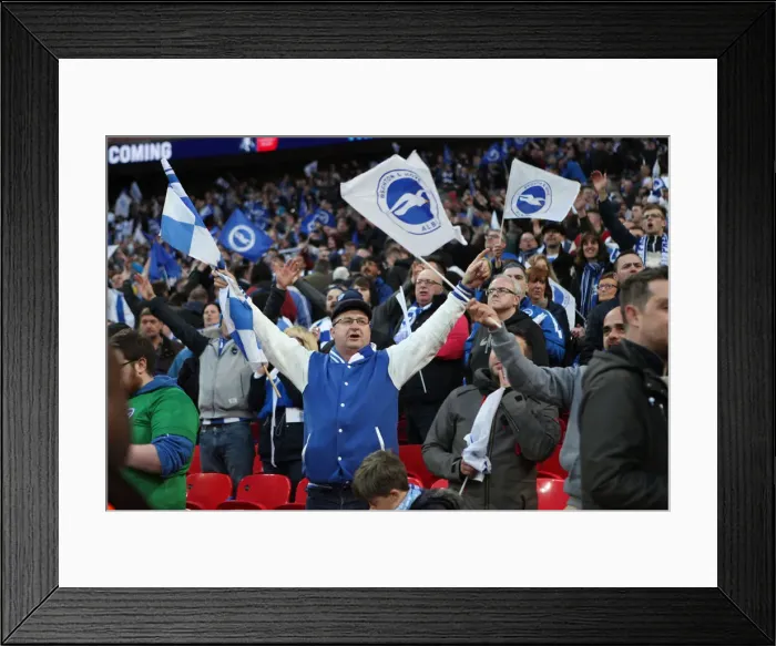 Framed Print : Manchester City vs. Brighton & Hove Albion: FA Cup Semi-Final Showdown at Wembley Stadium (06APR19) Framed Print : Manchester City vs. Brighton & Hove Albion: FA Cup Semi-Final Showdown at Wembley Stadium (06APR19)