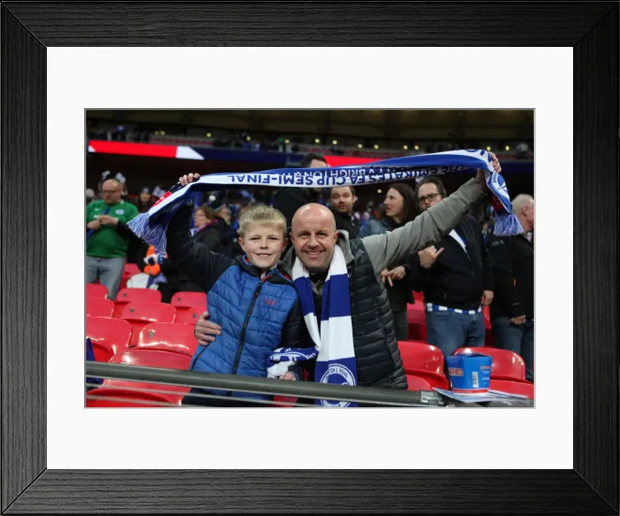 Framed Print : Emirates FA Cup Semi-Final: Manchester City vs. Brighton & Hove Albion Showdown at Wembley Stadium (06.04.19) Framed Print : Emirates FA Cup Semi-Final: Manchester City vs. Brighton & Hove Albion Showdown at Wembley Stadium (06.04.19)