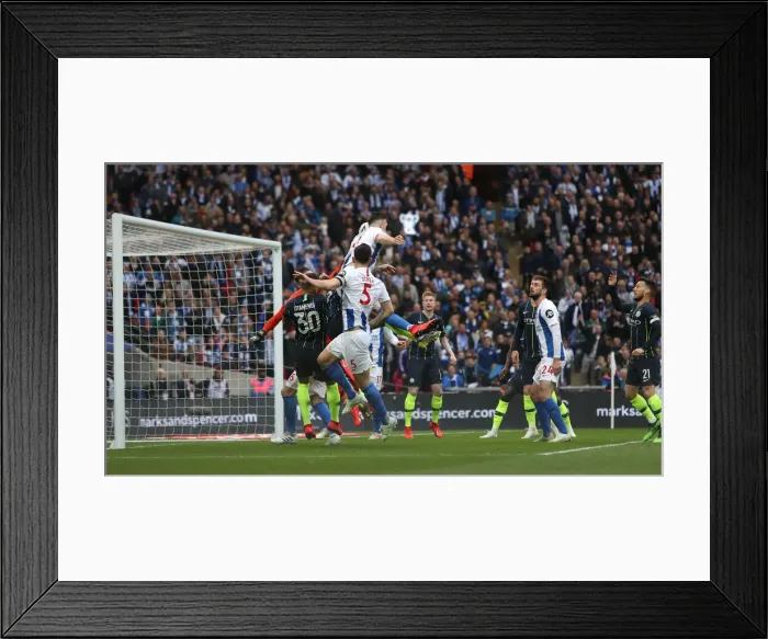 Framed Print : Emirates FA Cup Semi-Final: Manchester City vs. Brighton & Hove Albion Showdown at Wembley Stadium (06.04.19) Framed Print : Emirates FA Cup Semi-Final: Manchester City vs. Brighton & Hove Albion Showdown at Wembley Stadium (06.04.19)