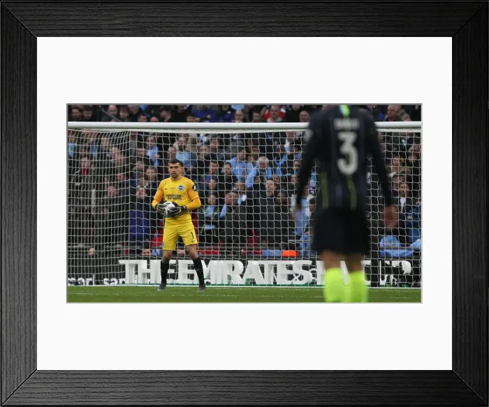 Framed Print : Emirates FA Cup Semi-Final: Manchester City vs. Brighton & Hove Albion Showdown at Wembley Stadium (06.04.19) Framed Print : Emirates FA Cup Semi-Final: Manchester City vs. Brighton & Hove Albion Showdown at Wembley Stadium (06.04.19)