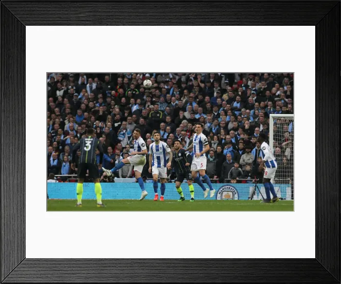 Framed Print : Emirates FA Cup Semi-Final: Manchester City vs. Brighton & Hove Albion Showdown at Wembley Stadium (06APR19) Framed Print : Emirates FA Cup Semi-Final: Manchester City vs. Brighton & Hove Albion Showdown at Wembley Stadium (06APR19)