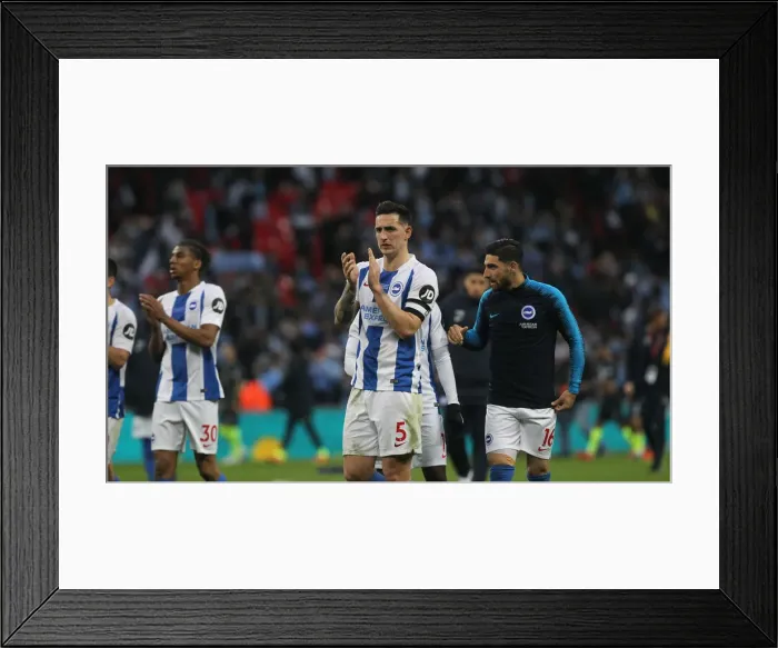 Framed Print : Manchester City vs. Brighton and Hove Albion: Emirates FA Cup Semi-Final Showdown at Wembley Stadium (06APR19) Framed Print : Manchester City vs. Brighton and Hove Albion: Emirates FA Cup Semi-Final Showdown at Wembley Stadium (06APR19)