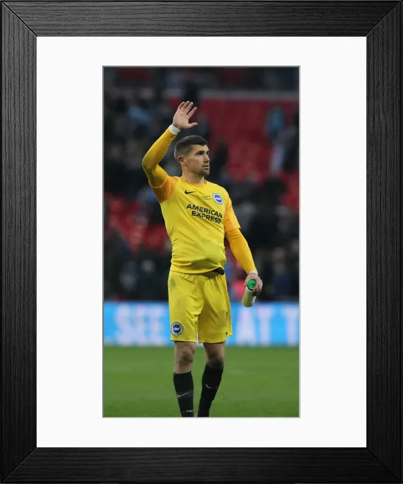 Framed Print : Manchester City vs. Brighton and Hove Albion: FA Cup Semi-Final Battle at Wembley Stadium (06APR19)