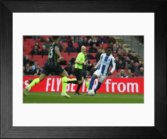 Framed Print : Emirates FA Cup Semi-Final: Manchester City vs. Brighton & Hove Albion Showdown at Wembley Stadium (06.04.19) Framed Print : Emirates FA Cup Semi-Final: Manchester City vs. Brighton & Hove Albion Showdown at Wembley Stadium (06.04.19)