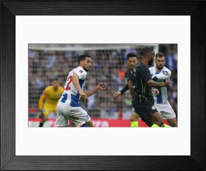 Framed Print : Emirates FA Cup Semi-Final: Manchester City vs. Brighton & Hove Albion Showdown at Wembley Stadium (06.04.19) Framed Print : Emirates FA Cup Semi-Final: Manchester City vs. Brighton & Hove Albion Showdown at Wembley Stadium (06.04.19)