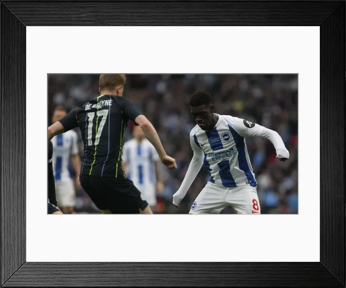 Framed Print : Manchester City vs. Brighton and Hove Albion: Emirates FA Cup Semi-Final Battle at Wembley Stadium (06APR19) Framed Print : Manchester City vs. Brighton and Hove Albion: Emirates FA Cup Semi-Final Battle at Wembley Stadium (06APR19)