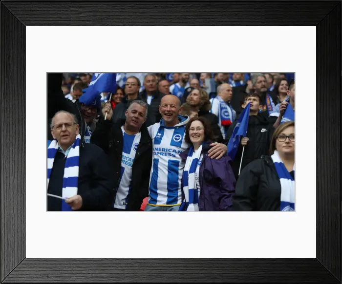 Framed Print : FA Cup Semi-Final Showdown: Manchester City vs. Brighton and Hove Albion at Wembley Stadium (06APR19) Framed Print : FA Cup Semi-Final Showdown: Manchester City vs. Brighton and Hove Albion at Wembley Stadium (06APR19)