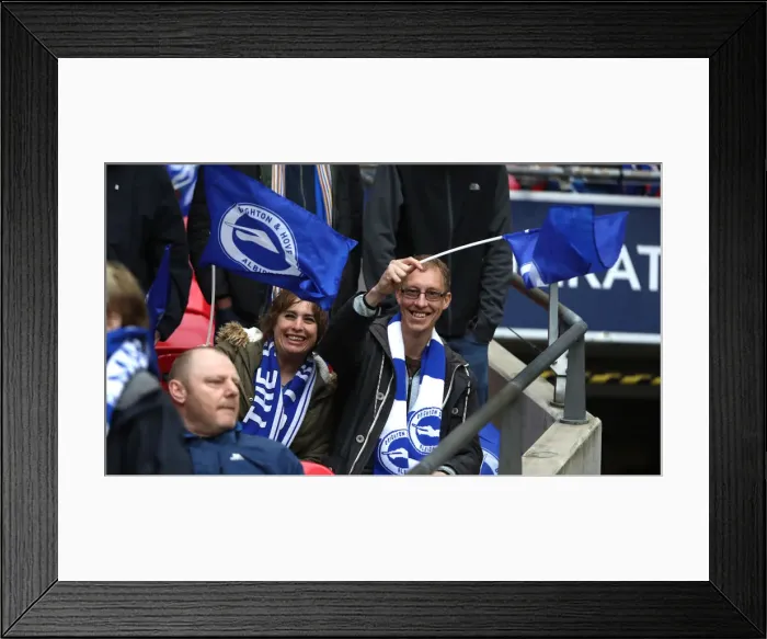 Framed Print : FA Cup Semi-Final Showdown: Manchester City vs. Brighton and Hove Albion at Wembley Stadium (06APR19) Framed Print : FA Cup Semi-Final Showdown: Manchester City vs. Brighton and Hove Albion at Wembley Stadium (06APR19)