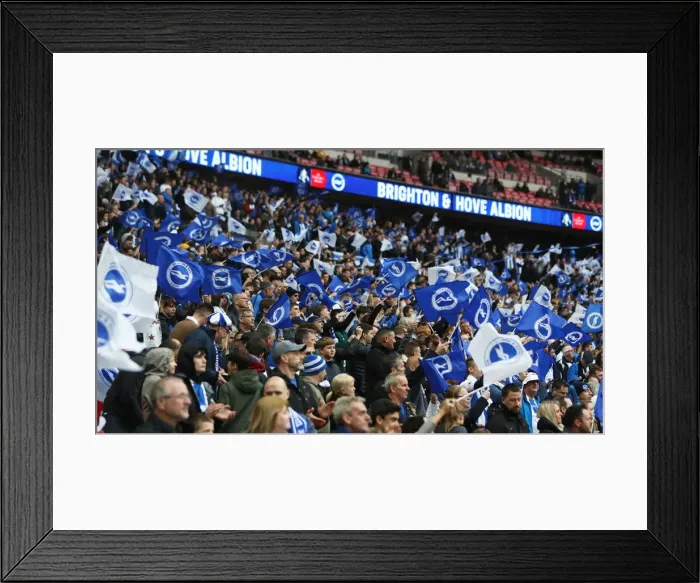 Framed Print : FA Cup Semi-Final Showdown: Manchester City vs. Brighton and Hove Albion at Wembley Stadium (06APR19) Framed Print : FA Cup Semi-Final Showdown: Manchester City vs. Brighton and Hove Albion at Wembley Stadium (06APR19)
