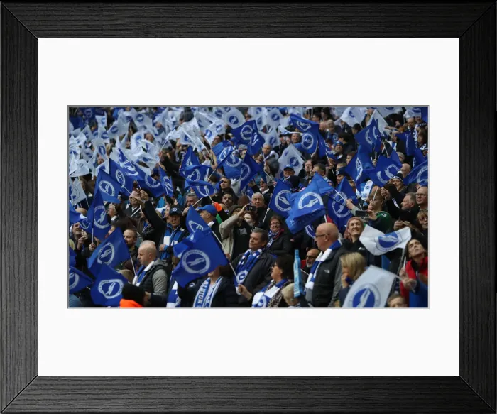 Framed Print : FA Cup Semi-Final Showdown: Manchester City vs. Brighton & Hove Albion at Wembley Stadium (06APR19) Framed Print : FA Cup Semi-Final Showdown: Manchester City vs. Brighton & Hove Albion at Wembley Stadium (06APR19)
