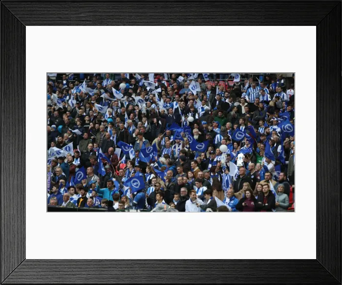 Framed Print : FA Cup Semi-Final Showdown: Manchester City vs. Brighton and Hove Albion at Wembley Stadium (06APR19) Framed Print : FA Cup Semi-Final Showdown: Manchester City vs. Brighton and Hove Albion at Wembley Stadium (06APR19)