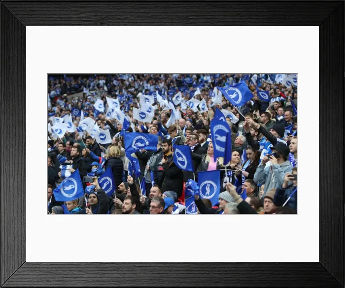 Framed Print : FA Cup Semi-Final Showdown: Manchester City vs. Brighton and Hove Albion at Wembley Stadium (06APR19) Framed Print : FA Cup Semi-Final Showdown: Manchester City vs. Brighton and Hove Albion at Wembley Stadium (06APR19)