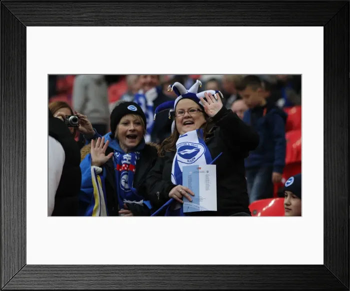 Framed Print : FA Cup Semi-Final Showdown: Manchester City vs. Brighton and Hove Albion at Wembley Stadium (06APR19) Framed Print : FA Cup Semi-Final Showdown: Manchester City vs. Brighton and Hove Albion at Wembley Stadium (06APR19)