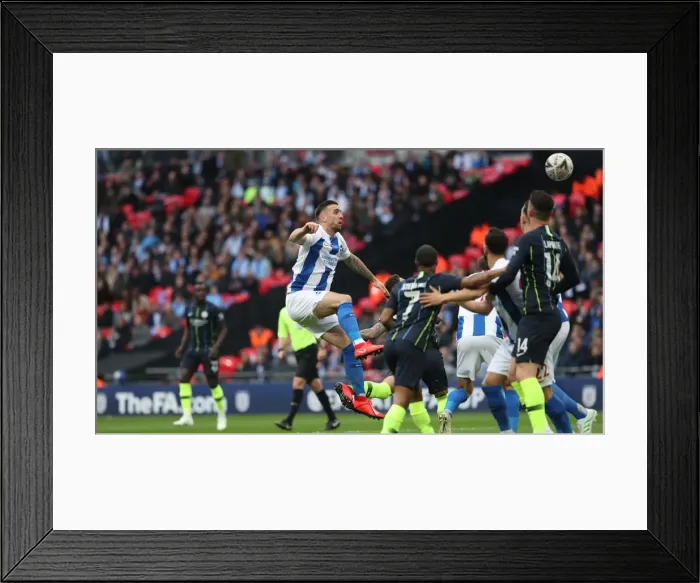 Framed Print : Emirates FA Cup Semi-Final: Manchester City vs. Brighton & Hove Albion Showdown at Wembley Stadium (06.04.19) Framed Print : Emirates FA Cup Semi-Final: Manchester City vs. Brighton & Hove Albion Showdown at Wembley Stadium (06.04.19)