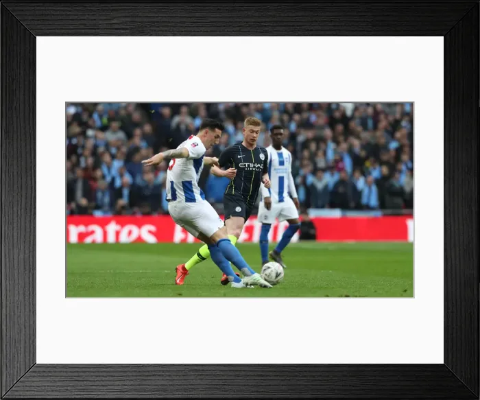 Framed Print : Emirates FA Cup Semi-Final: Manchester City vs. Brighton & Hove Albion Showdown at Wembley Stadium (06.04.19) Framed Print : Emirates FA Cup Semi-Final: Manchester City vs. Brighton & Hove Albion Showdown at Wembley Stadium (06.04.19)
