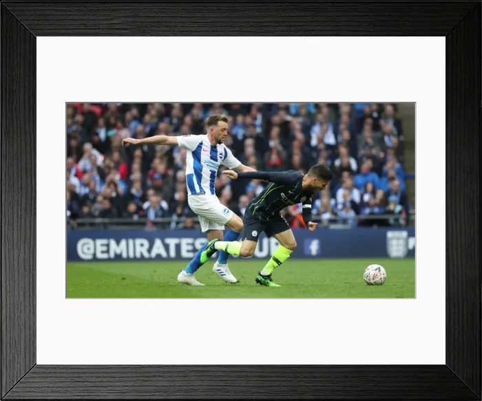 Framed Print : Manchester City vs. Brighton and Hove Albion: Emirates FA Cup Semi-Final Showdown at Wembley Stadium (06APR19) Framed Print : Manchester City vs. Brighton and Hove Albion: Emirates FA Cup Semi-Final Showdown at Wembley Stadium (06APR19)