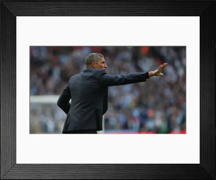 Framed Print : Manchester City vs. Brighton and Hove Albion: FA Cup Semi-Final Showdown at Wembley Stadium (06APR19) Framed Print : Manchester City vs. Brighton and Hove Albion: FA Cup Semi-Final Showdown at Wembley Stadium (06APR19)