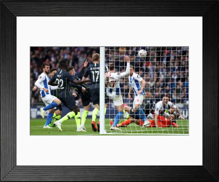 Framed Print : Emirates FA Cup Semi-Final: Manchester City vs. Brighton & Hove Albion Showdown at Wembley Stadium (06.04.19) Framed Print : Emirates FA Cup Semi-Final: Manchester City vs. Brighton & Hove Albion Showdown at Wembley Stadium (06.04.19)