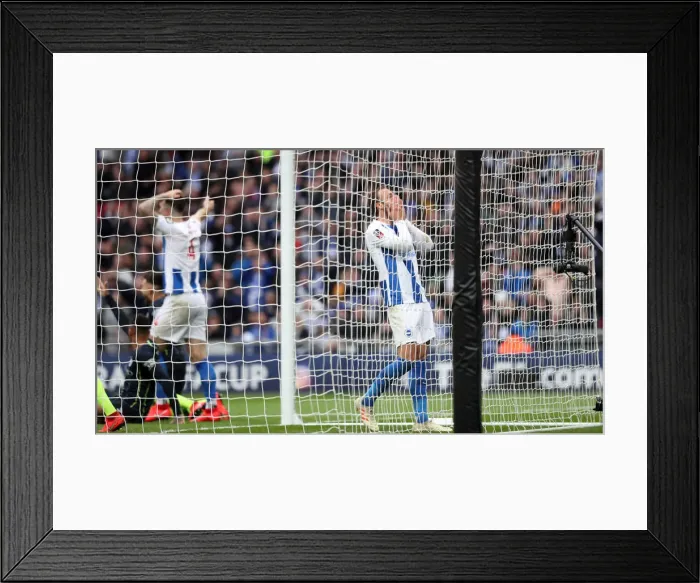 Framed Print : Manchester City vs. Brighton and Hove Albion: FA Cup Semi-Final Battle at Wembley Stadium (06APR19) Framed Print : Manchester City vs. Brighton and Hove Albion: FA Cup Semi-Final Battle at Wembley Stadium (06APR19)