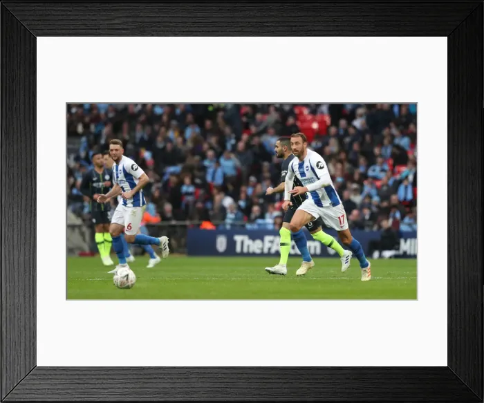 Framed Print : Manchester City vs. Brighton and Hove Albion: Emirates FA Cup Semi-Final Showdown at Wembley Stadium (06APR19) Framed Print : Manchester City vs. Brighton and Hove Albion: Emirates FA Cup Semi-Final Showdown at Wembley Stadium (06APR19)