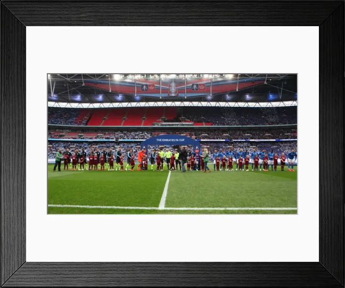 Framed Print : Manchester City vs. Brighton and Hove Albion: Emirates FA Cup Semi-Final Showdown at Wembley Stadium (06APR19) Framed Print : Manchester City vs. Brighton and Hove Albion: Emirates FA Cup Semi-Final Showdown at Wembley Stadium (06APR19)
