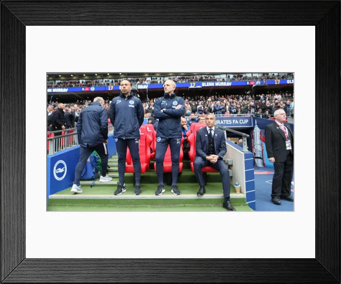 Framed Print : Manchester City vs. Brighton and Hove Albion: Emirates FA Cup Semi-Final Showdown at Wembley Stadium (06APR19) Framed Print : Manchester City vs. Brighton and Hove Albion: Emirates FA Cup Semi-Final Showdown at Wembley Stadium (06APR19)