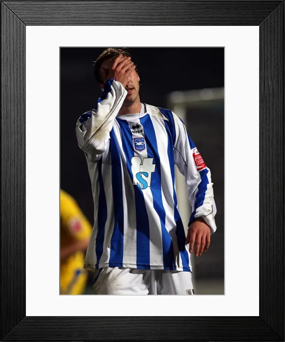 Framed Print : Brighton & Hove Albion: 2009-10 Home Matches vs Colchester United