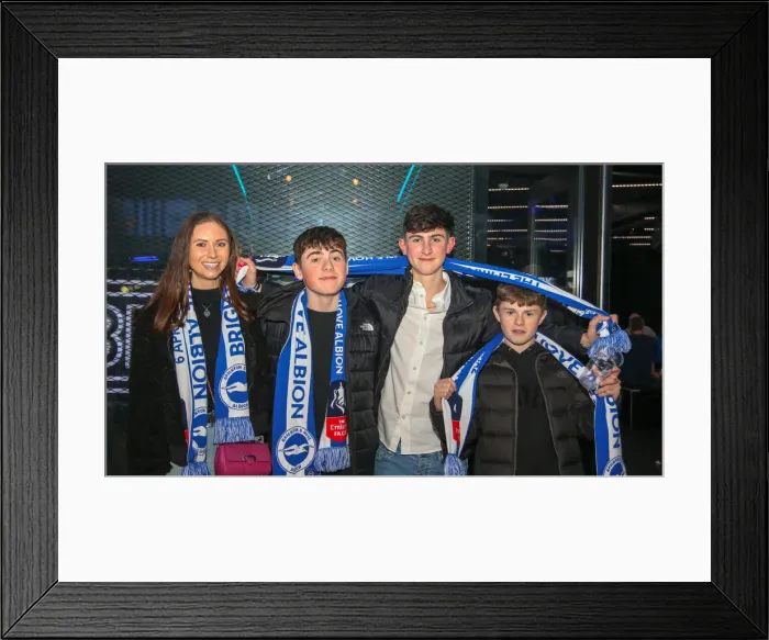 Framed Print : Manchester City vs. Brighton and Hove Albion: FA Cup Semi-Final Showdown at Wembley Stadium (06APR19)