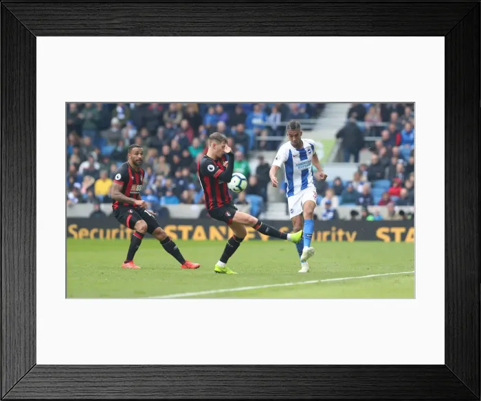 Framed Print : Brighton and Hove Albion vs Bournemouth: Premier League Showdown at American Express Community Stadium (13APR19) Framed Print : Brighton and Hove Albion vs Bournemouth: Premier League Showdown at American Express Community Stadium (13APR19)