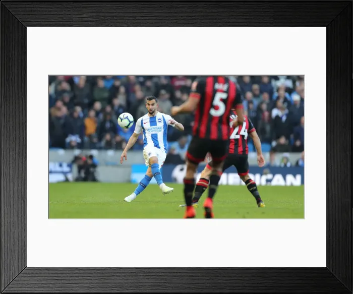 Framed Print : Brighton and Hove Albion vs Bournemouth: Premier League Showdown at American Express Community Stadium (13APR19) Framed Print : Brighton and Hove Albion vs Bournemouth: Premier League Showdown at American Express Community Stadium (13APR19)