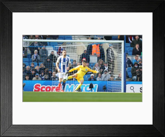 Framed Print : Brighton and Hove Albion vs. Bournemouth: Premier League Battle at American Express Community Stadium (13APR19) Framed Print : Brighton and Hove Albion vs. Bournemouth: Premier League Battle at American Express Community Stadium (13APR19)