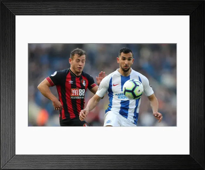 Framed Print : Brighton and Hove Albion vs Bournemouth: Premier League Battle at American Express Community Stadium (13APR19) Framed Print : Brighton and Hove Albion vs Bournemouth: Premier League Battle at American Express Community Stadium (13APR19)