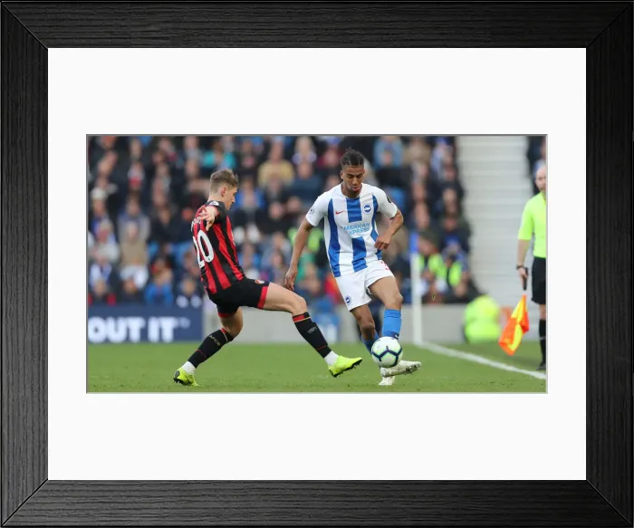 Framed Print : Brighton and Hove Albion vs Bournemouth: Premier League Showdown at American Express Community Stadium (13APR19) Framed Print : Brighton and Hove Albion vs Bournemouth: Premier League Showdown at American Express Community Stadium (13APR19)