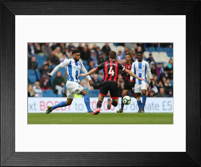 Framed Print : Brighton and Hove Albion vs Bournemouth: Premier League Battle at American Express Community Stadium (13APR19) Framed Print : Brighton and Hove Albion vs Bournemouth: Premier League Battle at American Express Community Stadium (13APR19)