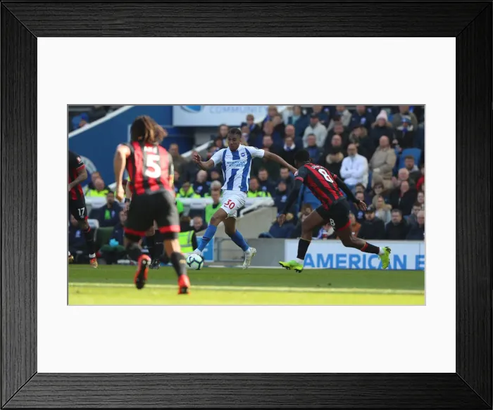 Framed Print : Brighton and Hove Albion vs Bournemouth: Premier League Showdown at American Express Community Stadium (13APR19) Framed Print : Brighton and Hove Albion vs Bournemouth: Premier League Showdown at American Express Community Stadium (13APR19)