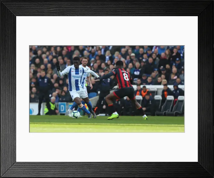 Framed Print : Brighton and Hove Albion vs Bournemouth: Premier League Showdown at American Express Community Stadium (13APR19) Framed Print : Brighton and Hove Albion vs Bournemouth: Premier League Showdown at American Express Community Stadium (13APR19)