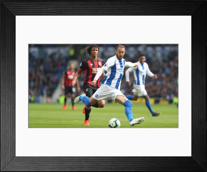Framed Print : Brighton and Hove Albion vs Bournemouth: Premier League Showdown at American Express Community Stadium (13APR19) Framed Print : Brighton and Hove Albion vs Bournemouth: Premier League Showdown at American Express Community Stadium (13APR19)