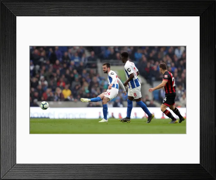 Framed Print : Brighton and Hove Albion vs Bournemouth: Premier League Battle at American Express Community Stadium (13APR19) Framed Print : Brighton and Hove Albion vs Bournemouth: Premier League Battle at American Express Community Stadium (13APR19)