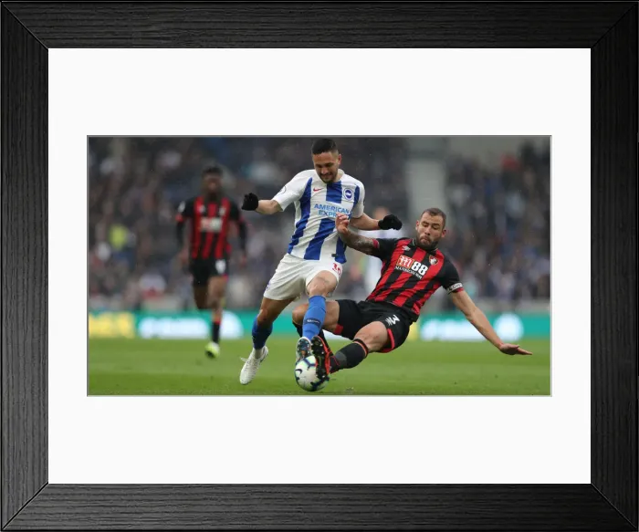Framed Print : Brighton and Hove Albion vs Bournemouth: Premier League Showdown at American Express Community Stadium (13APR19) Framed Print : Brighton and Hove Albion vs Bournemouth: Premier League Showdown at American Express Community Stadium (13APR19)