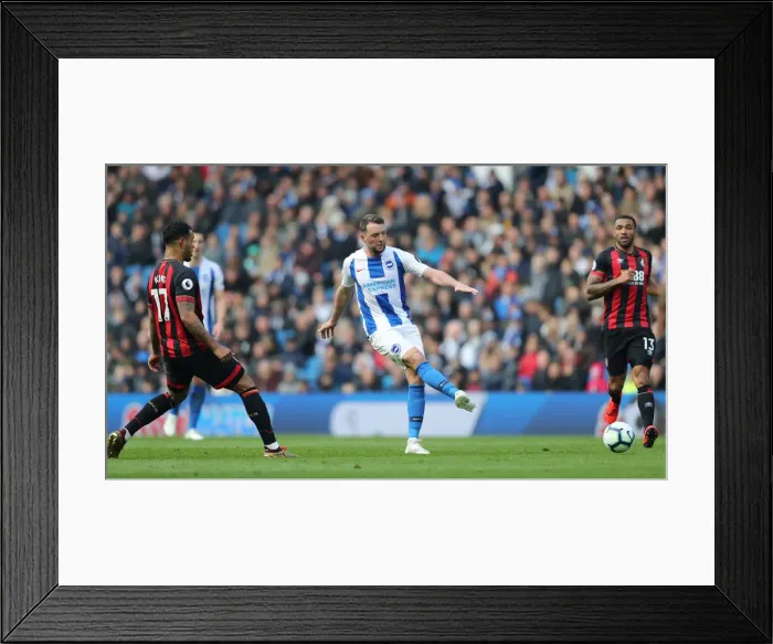 Framed Print : Brighton and Hove Albion vs Bournemouth: Premier League Battle at American Express Community Stadium (13APR19) Framed Print : Brighton and Hove Albion vs Bournemouth: Premier League Battle at American Express Community Stadium (13APR19)