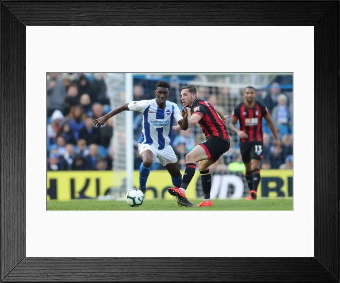 Framed Print : Brighton and Hove Albion vs Bournemouth: Premier League Showdown at American Express Community Stadium (13APR19) Framed Print : Brighton and Hove Albion vs Bournemouth: Premier League Showdown at American Express Community Stadium (13APR19)