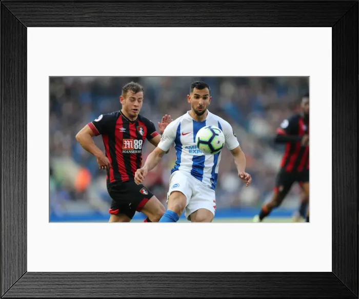 Framed Print : Brighton and Hove Albion vs Bournemouth: Premier League Showdown at American Express Community Stadium (13APR19) Framed Print : Brighton and Hove Albion vs Bournemouth: Premier League Showdown at American Express Community Stadium (13APR19)