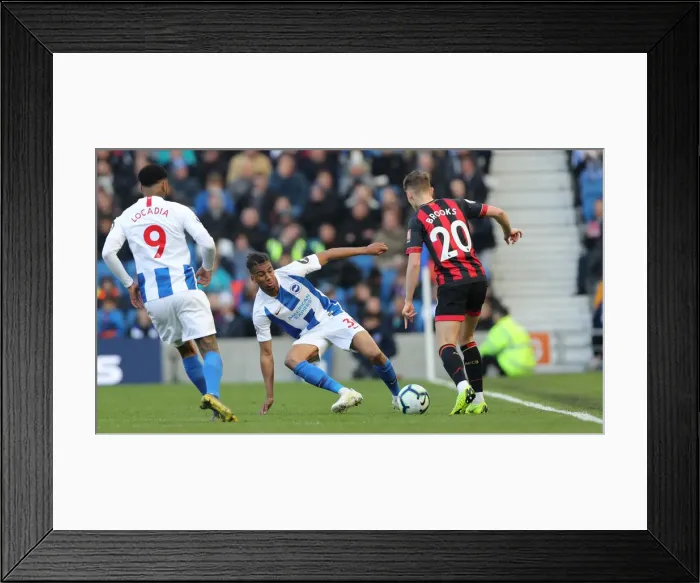 Framed Print : Brighton and Hove Albion vs Bournemouth: Premier League Showdown at American Express Community Stadium (13APR19) Framed Print : Brighton and Hove Albion vs Bournemouth: Premier League Showdown at American Express Community Stadium (13APR19)