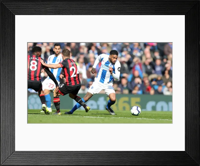 Framed Print : Brighton and Hove Albion vs Bournemouth: Premier League Showdown at American Express Community Stadium (13APR19) Framed Print : Brighton and Hove Albion vs Bournemouth: Premier League Showdown at American Express Community Stadium (13APR19)