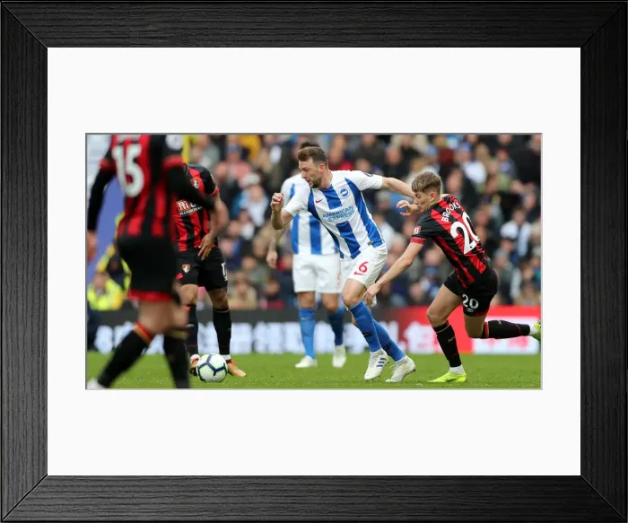 Framed Print : Brighton and Hove Albion vs Bournemouth: Premier League Battle at American Express Community Stadium (13APR19) Framed Print : Brighton and Hove Albion vs Bournemouth: Premier League Battle at American Express Community Stadium (13APR19)
